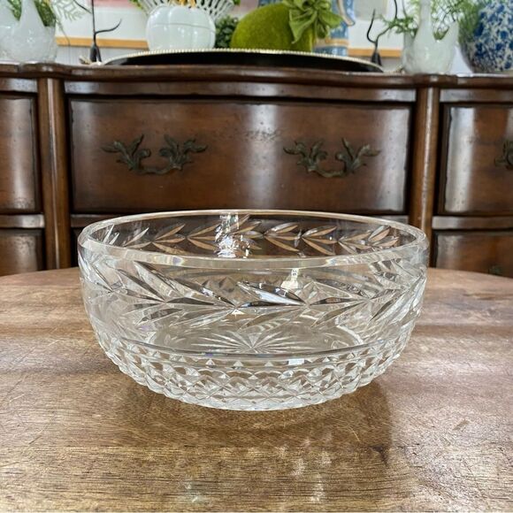 Waterford Crystal decorative Glandore bowl 8” - Picture 1 of 5